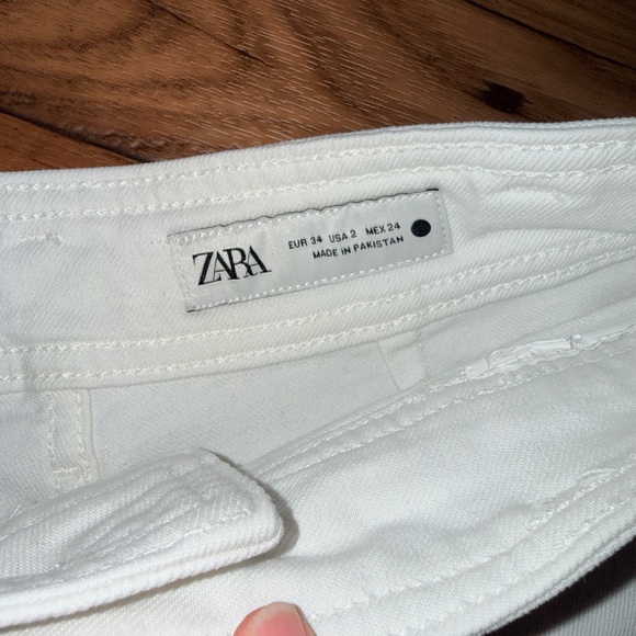 Like New Immaculate ZARA The Marine Straight jeans High-waisted pockets size: 2 - Picture 12 of 16